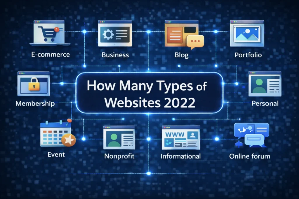How Many Types of Websites 2022